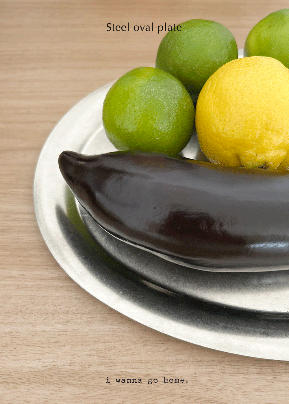 [신규버전추가] Steel oval plate (3 types)