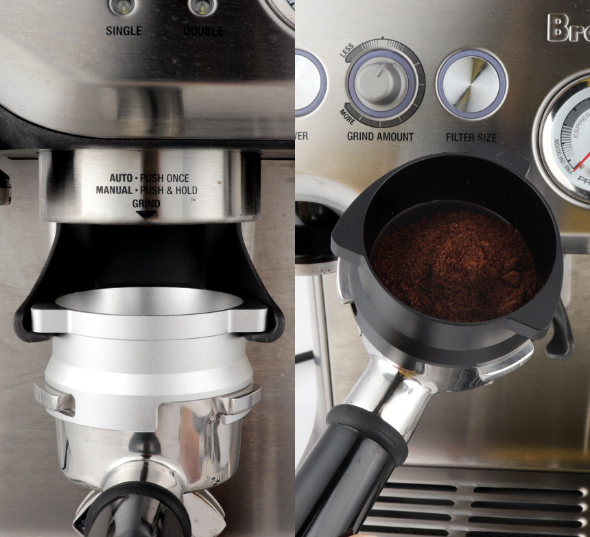 브레빌 도징링 실버 BES 870 878 880 커피머신 54mm 포터필터 전용
