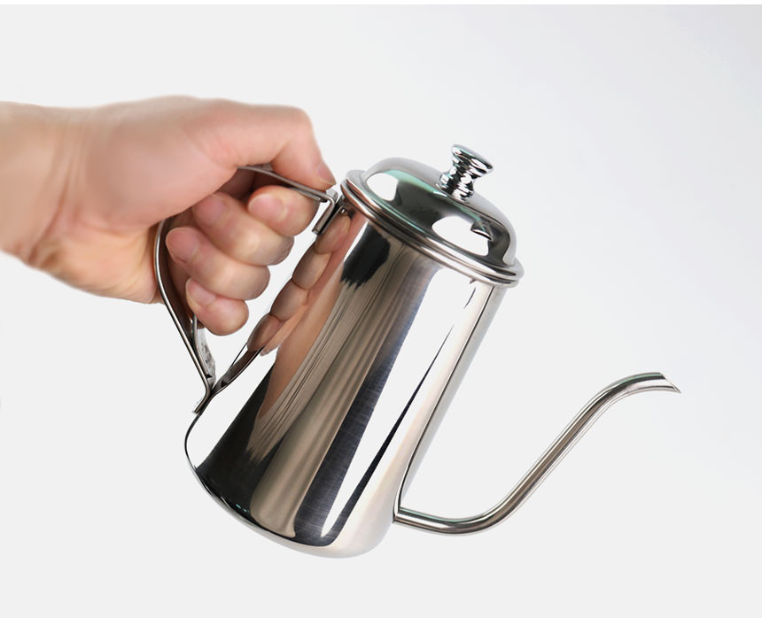핸드드립 주전자 커피포트 베이직 스테인리스 700ml 브루잉 커피용품
