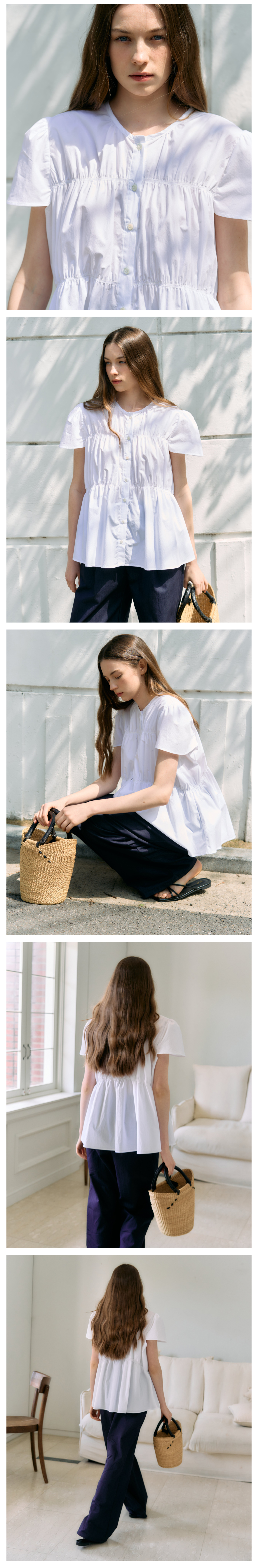 Rena Smocked Blouse_3Color