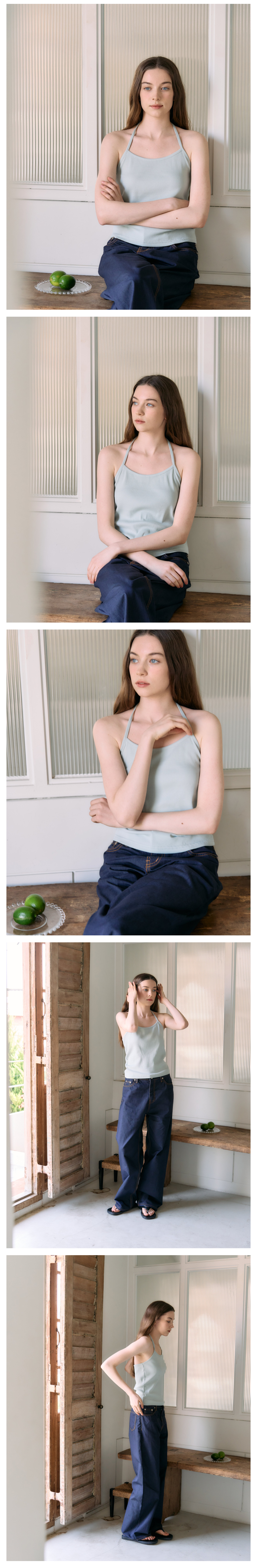 Ive Halter Sleeveless Top_5Color