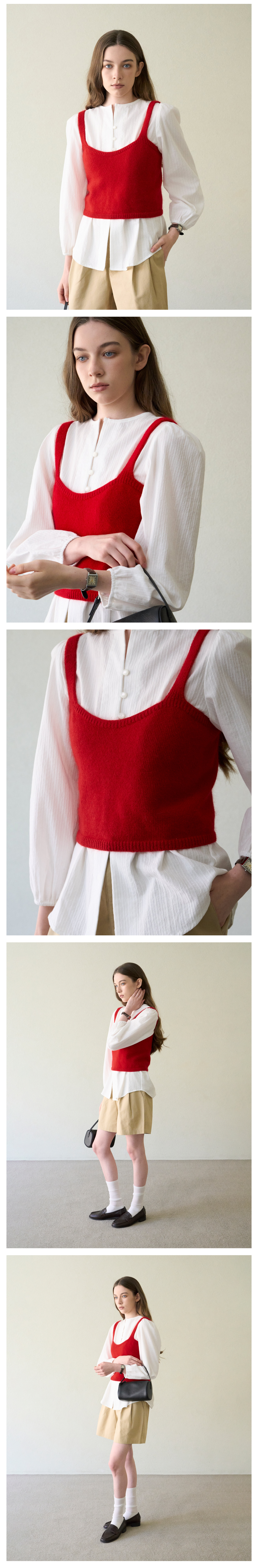 Lace Puff Blouse_3Color