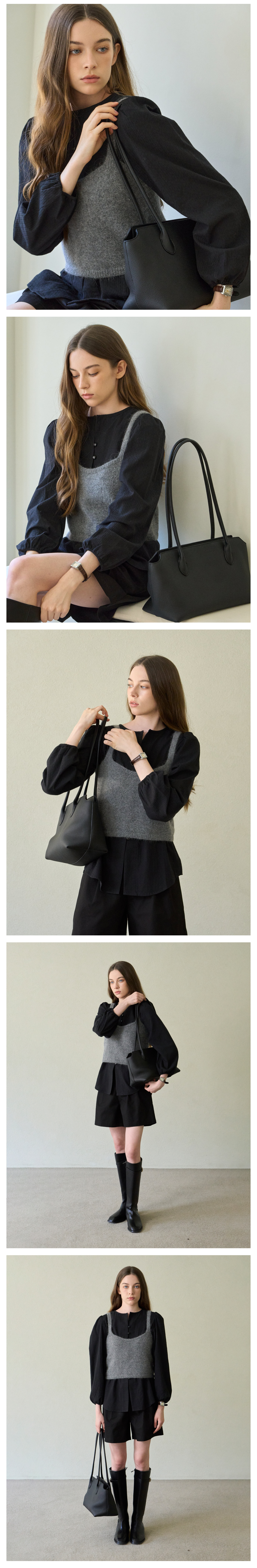 Angora Buistier Knit Top_3Color