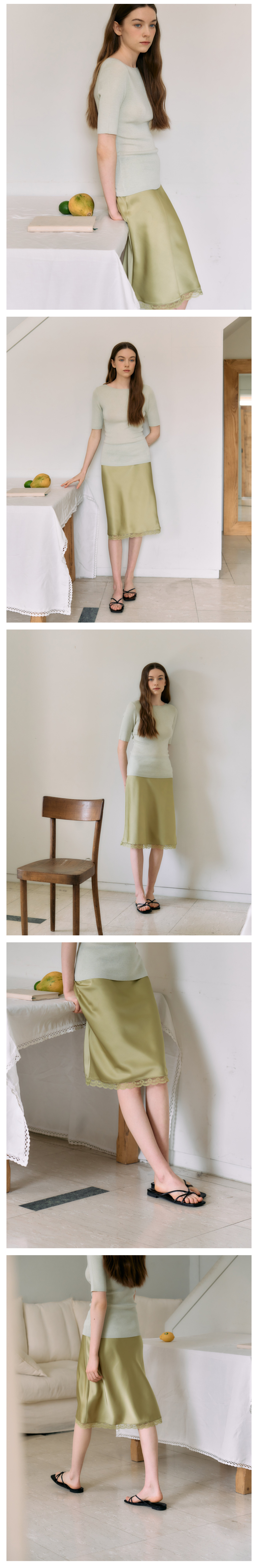 Celia midi Sateen Skirt_3Color