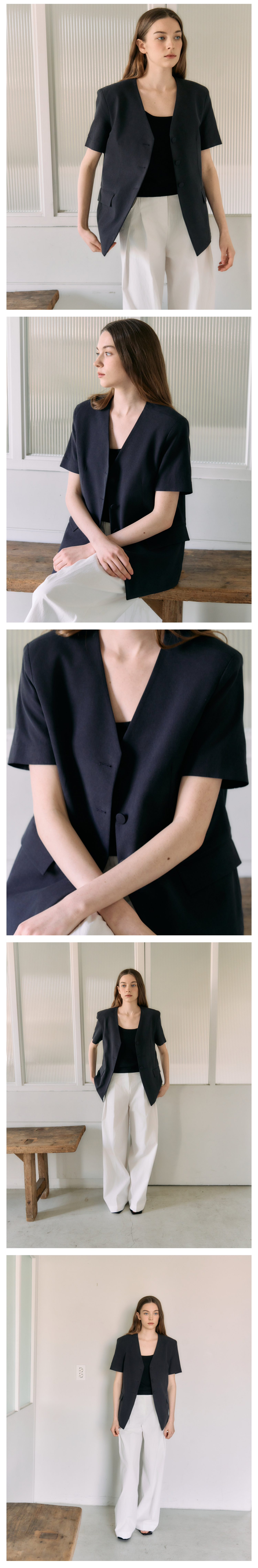 Belin Half Sleeve Jacket_3Color