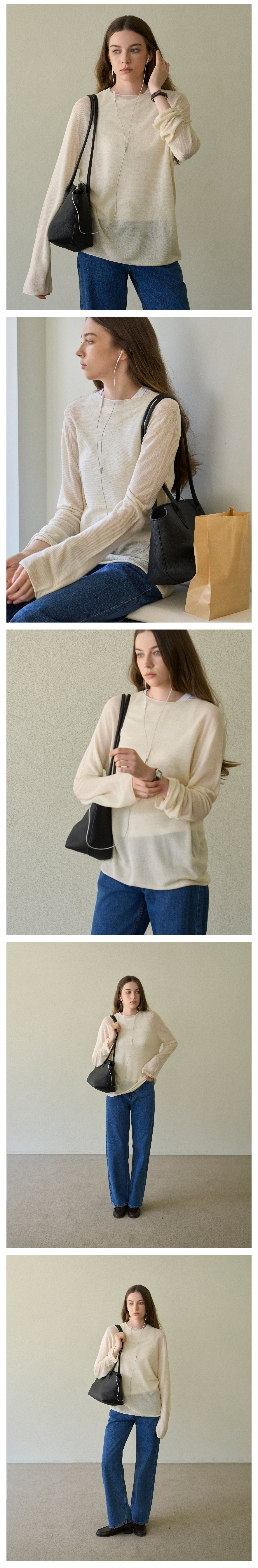 Romy Sheer Layer Knit_4Color