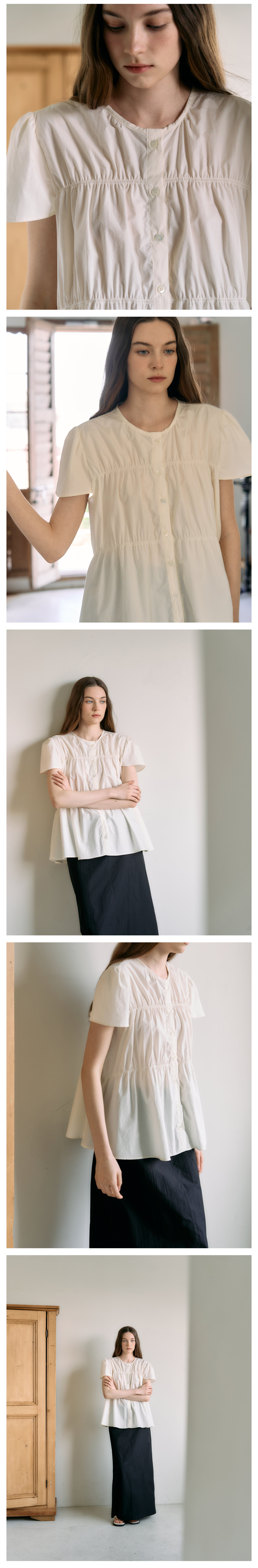 Rena Smocked Blouse_3Color
