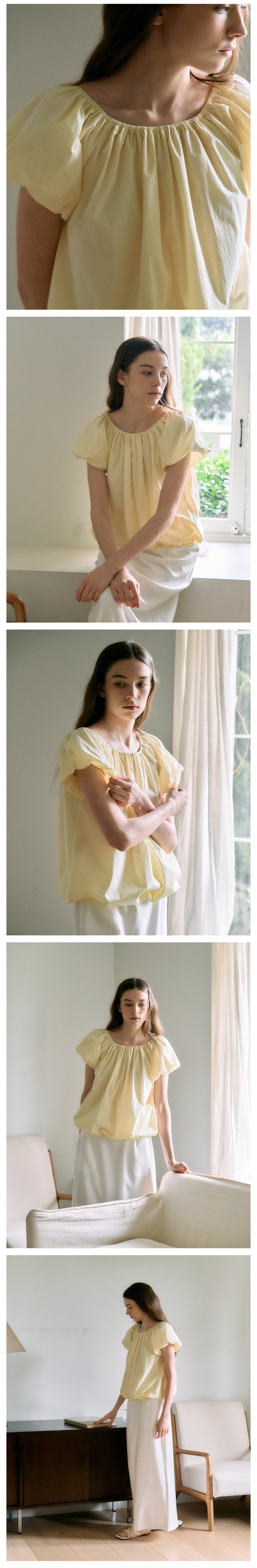 Nerin Gathered Blouse_3Color