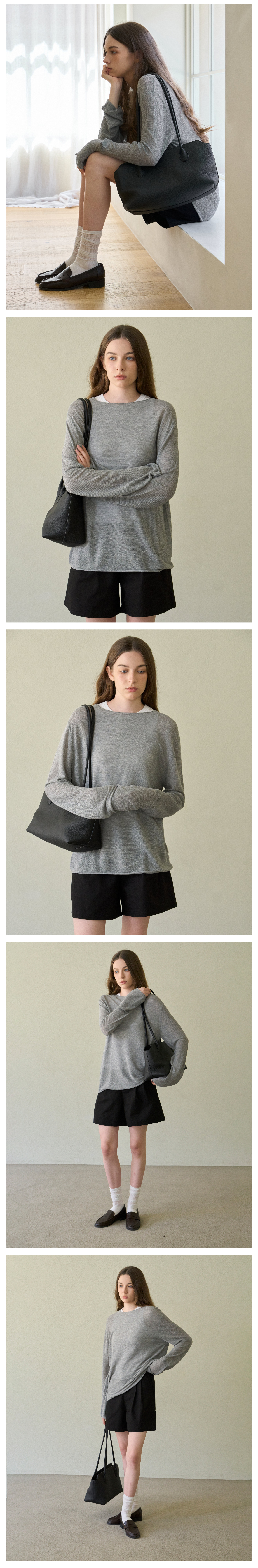 Romy Sheer Layer Knit_4Color