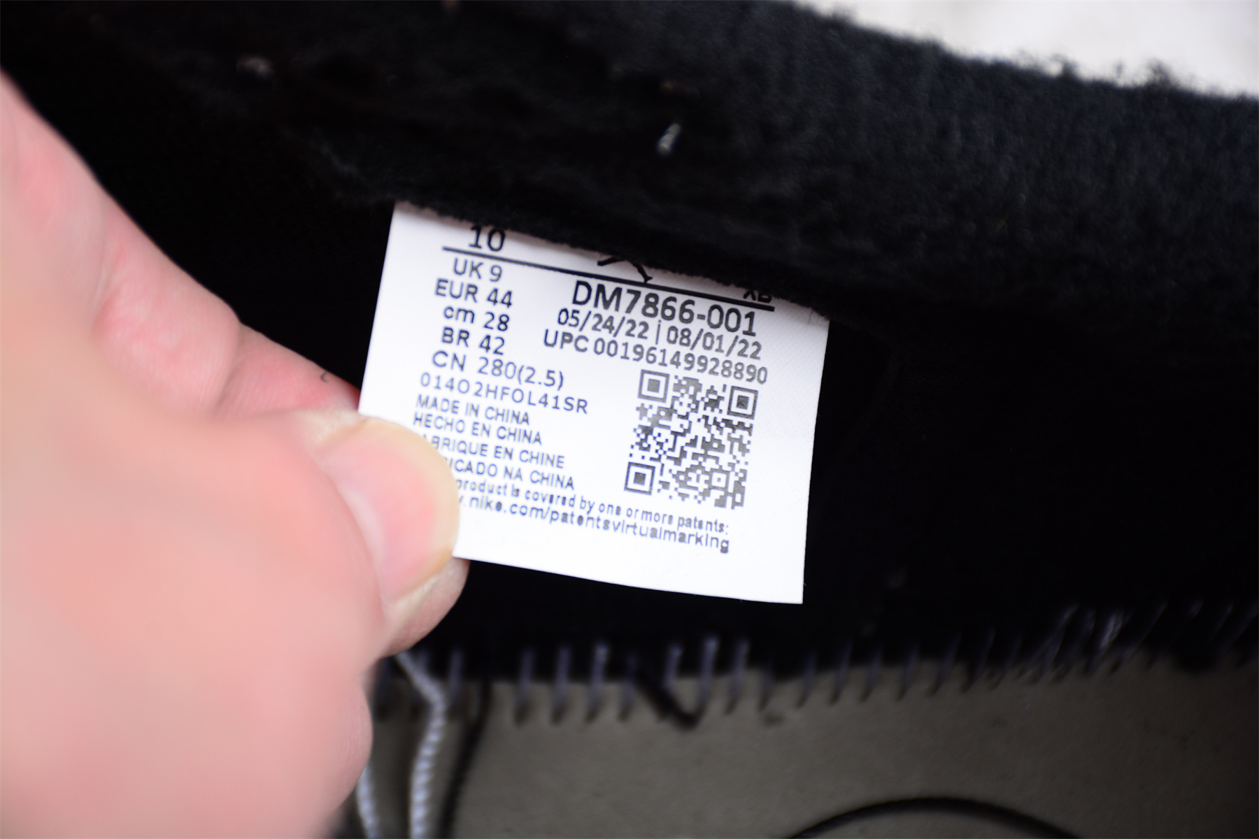 ljr 트래비스 스캇 x 에어 조던 1 로우 OG 블랙 팬텀 레플리카