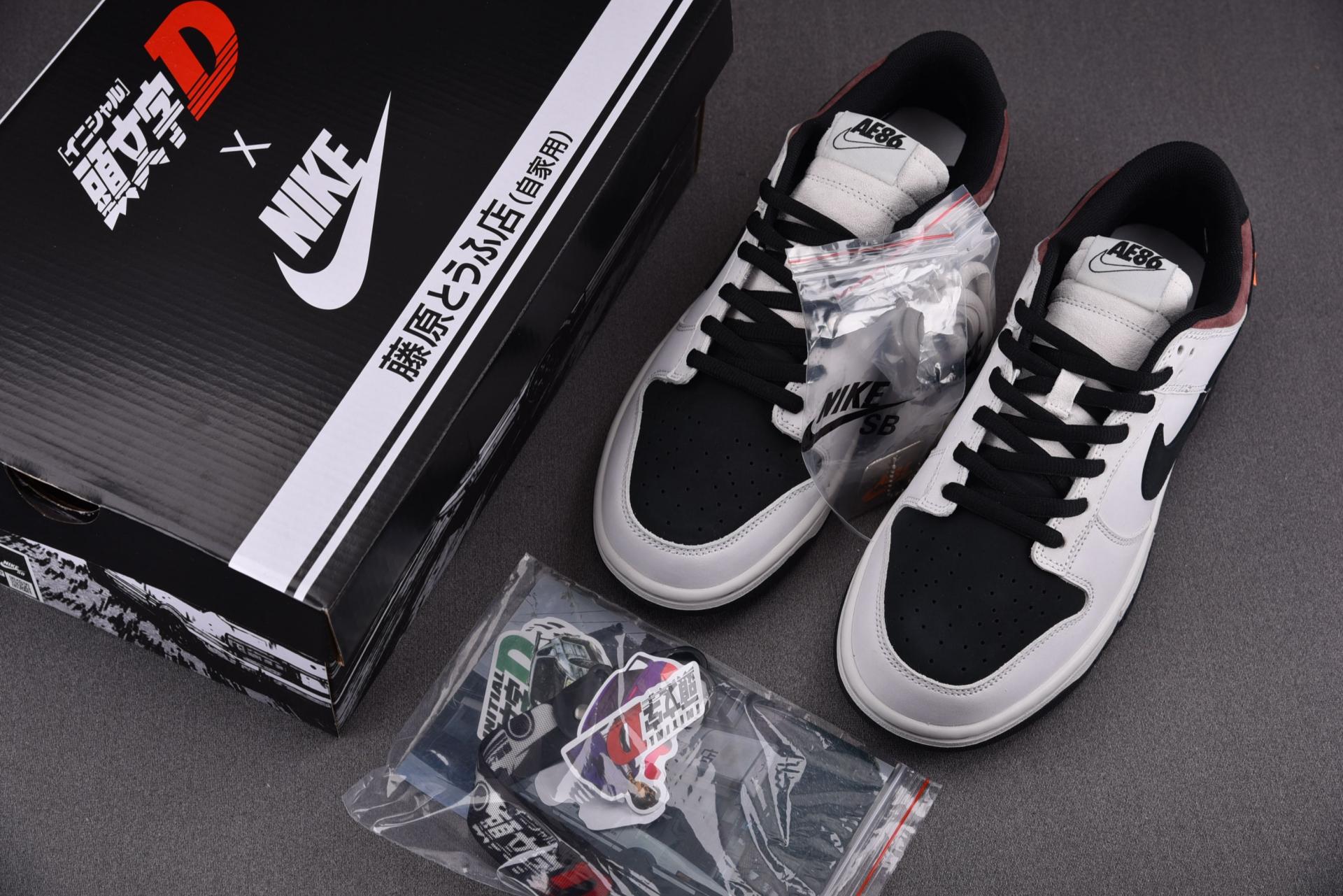 [NEW] 이니셜D AE86 no-brainer*  X 나이키 덩크 로우 커스텀 (스티커,박스) , 이니셜디 덩크 , 이니셜디 덩크