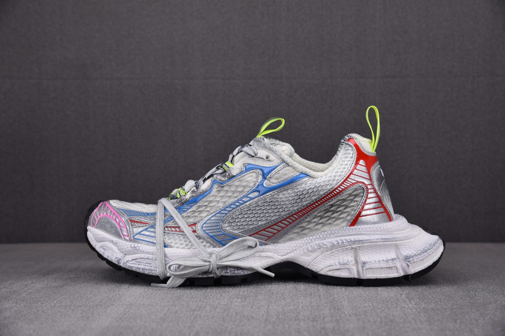 [I8] 발렌시아가 3XL 스니커즈 화이트 레드 블루 (734734W3XL59645),3xl레플리카,발렌시아가 레플리카,발렌시아가 레플,3xl레플,3xl 레플리카,3xl 미러급,3xl 정품급