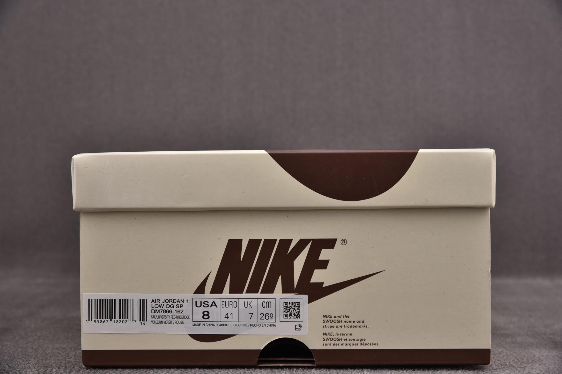 PKnew2023] 트래비스 스캇 x 에어 조던 1 로우 세일 앤 리저락 (DM7866-162),ljr 조던,ljr 에어조던1,리버스모카,ljr조던,ljr스캇,pk스캇,pk조던,og스캇,og조던