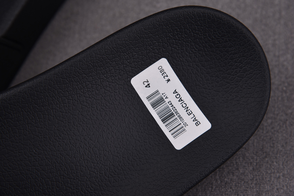 [I8] 발렌시아가 풀 슬라이드 샌들 블랙 그린 (565826W1S811030),발렌시아가 슬리퍼 정품급,발렌시아가 슬리퍼 레플,발렌 슬리퍼 레플,발렌시아가 슬리퍼 미러급