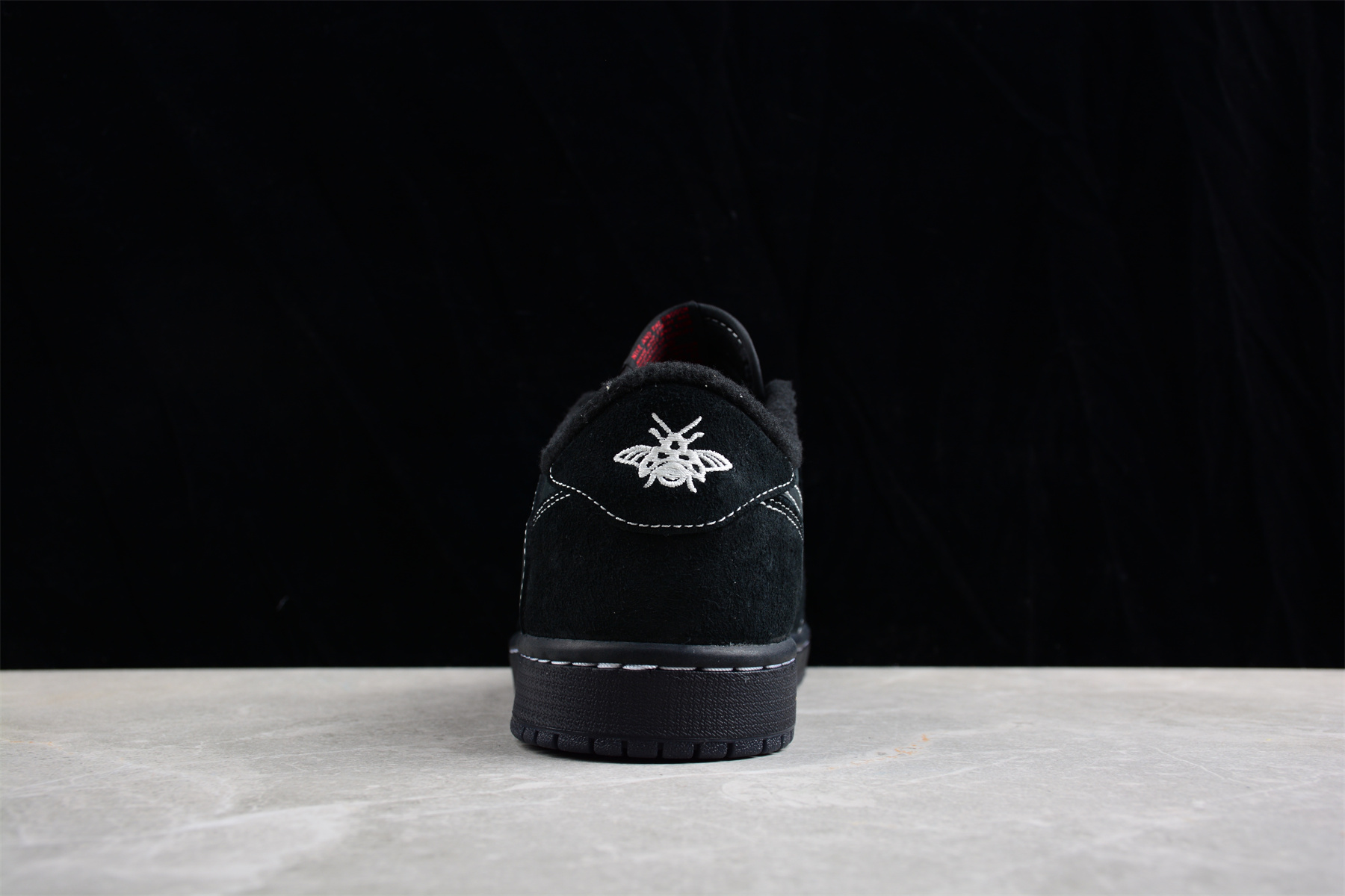 ljr 트래비스 스캇 x 에어 조던 1 로우 OG 블랙 팬텀 레플리카