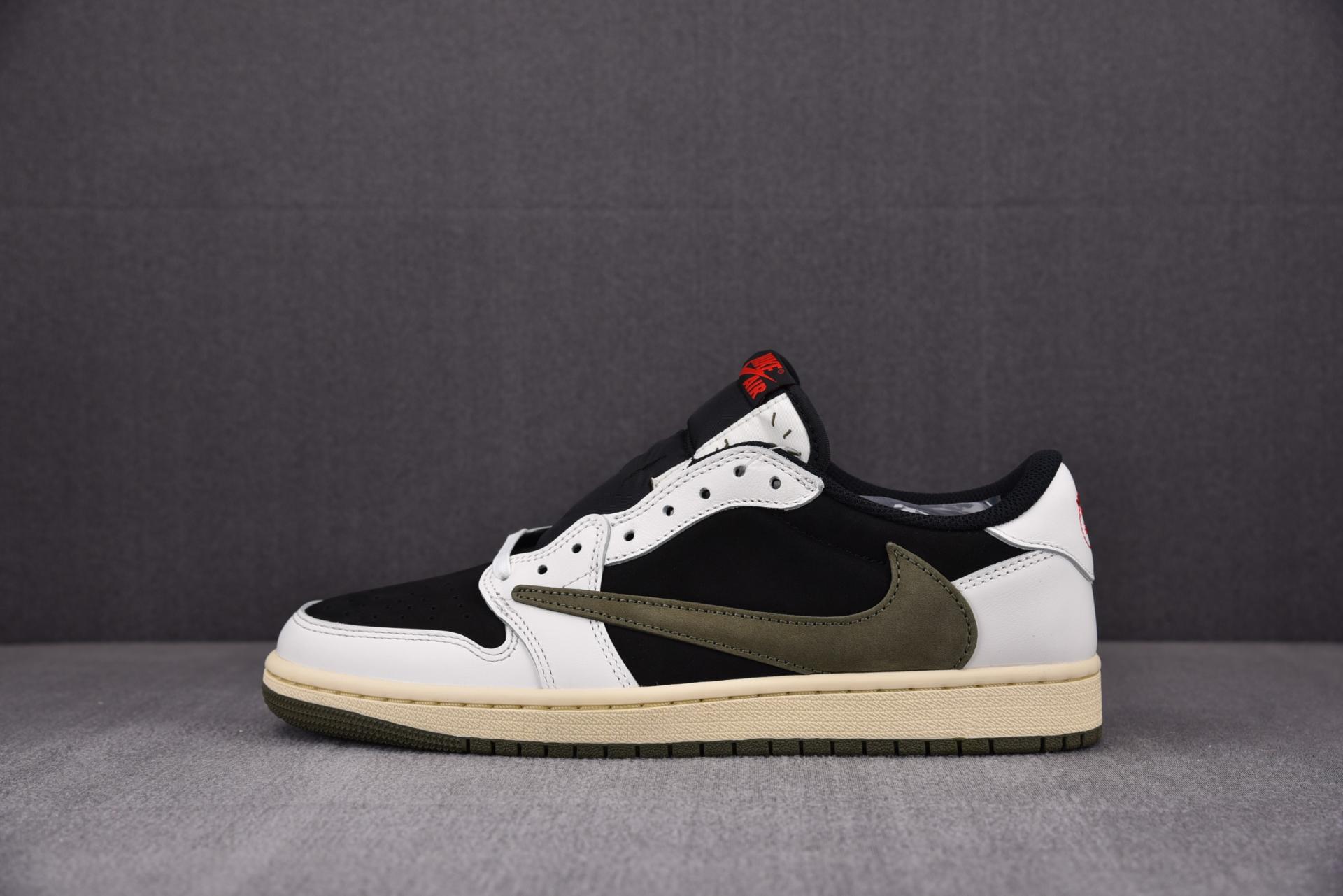 [PK] 2023 NEW 트래비스 스캇 x 에어 조던 1 로우 OG 올리브 (DZ4137-106) 스캇 레플리카