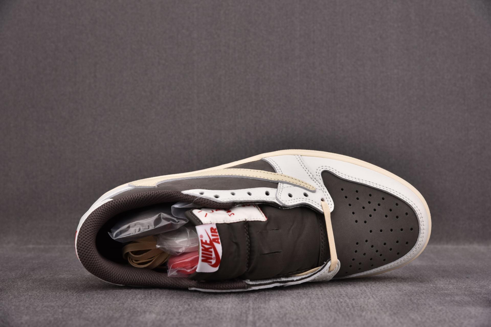 PKnew2023] 트래비스 스캇 x 에어 조던 1 로우 세일 앤 리저락 (DM7866-162),ljr 조던,ljr 에어조던1,리버스모카,ljr조던,ljr스캇,pk스캇,pk조던,og스캇,og조던