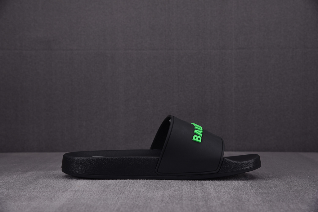 [I8] 발렌시아가 풀 슬라이드 샌들 블랙 그린 (565826W1S811030),발렌시아가 슬리퍼 정품급,발렌시아가 슬리퍼 레플,발렌 슬리퍼 레플,발렌시아가 슬리퍼 미러급