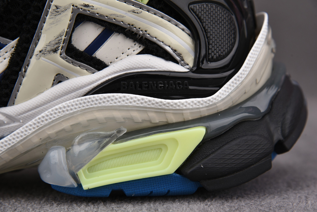 발렌시아가 러너 스니커즈 그레이 그린 블루