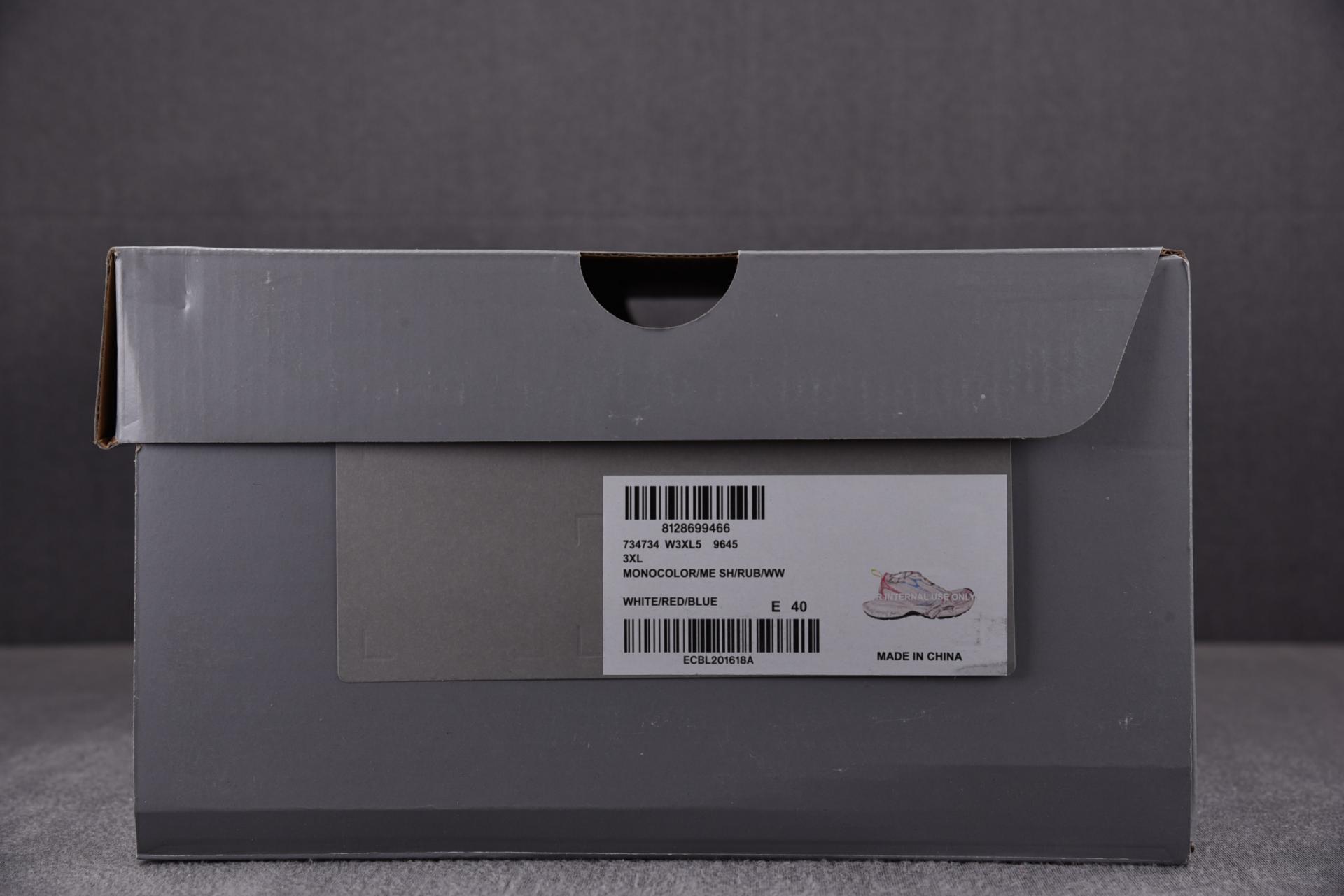 [I8] 발렌시아가 3XL 스니커즈 화이트 레드 블루 (734734W3XL59645),3xl레플리카,발렌시아가 레플리카,발렌시아가 레플,3xl레플,3xl 레플리카,3xl 미러급,3xl 정품급