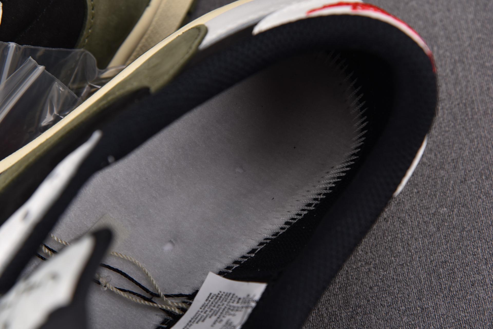 [LJR] 2023 NEW 트래비스 스캇 x 에어 조던 1 로우 OG 올리브 (DZ4137-106) 스캇 레플리카