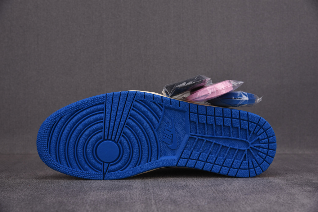 트래비스 스캇 X 프라그먼트 X 에어 조던 1 로우 밀리터리 블루