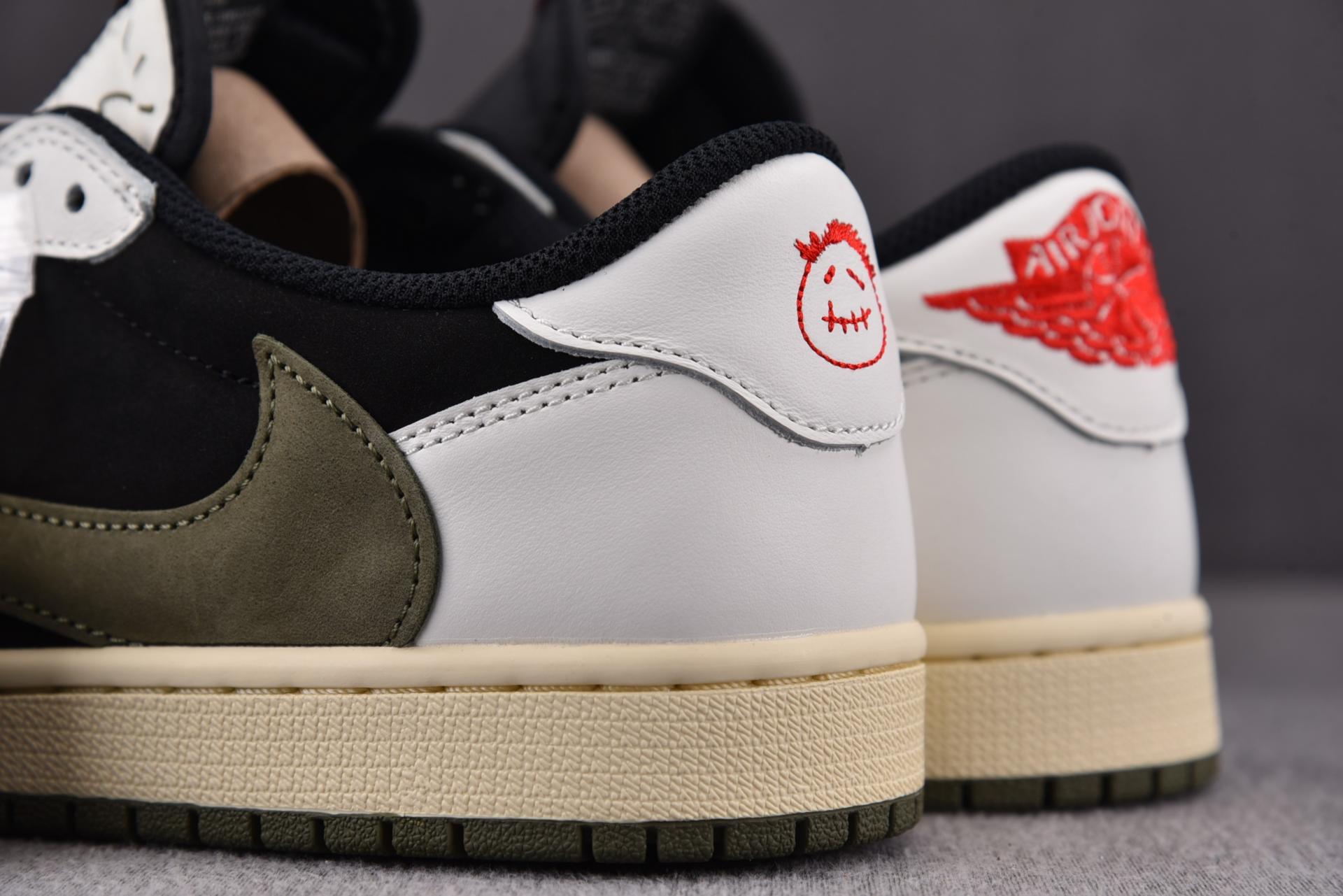 [PK] 2023 NEW 트래비스 스캇 x 에어 조던 1 로우 OG 올리브 (DZ4137-106) 스캇 레플리카