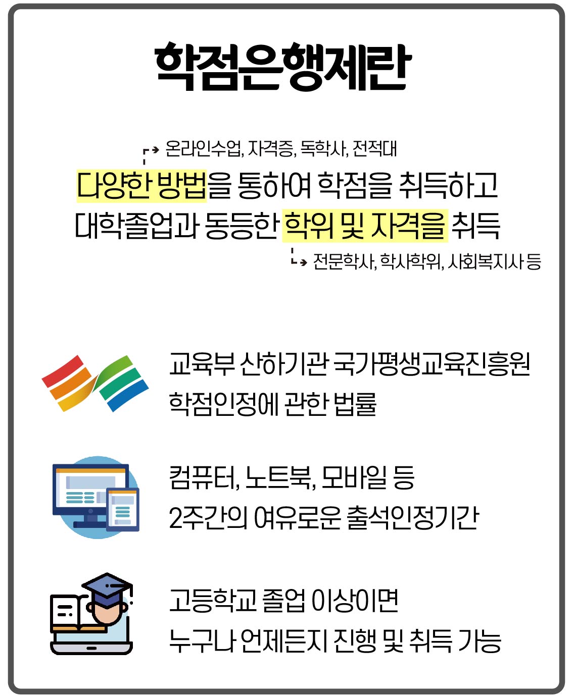 대기환경기사 응시자격 온라인을 쉽게 갖출 수 있어요! : 학점은행제 학습플래너 안재준