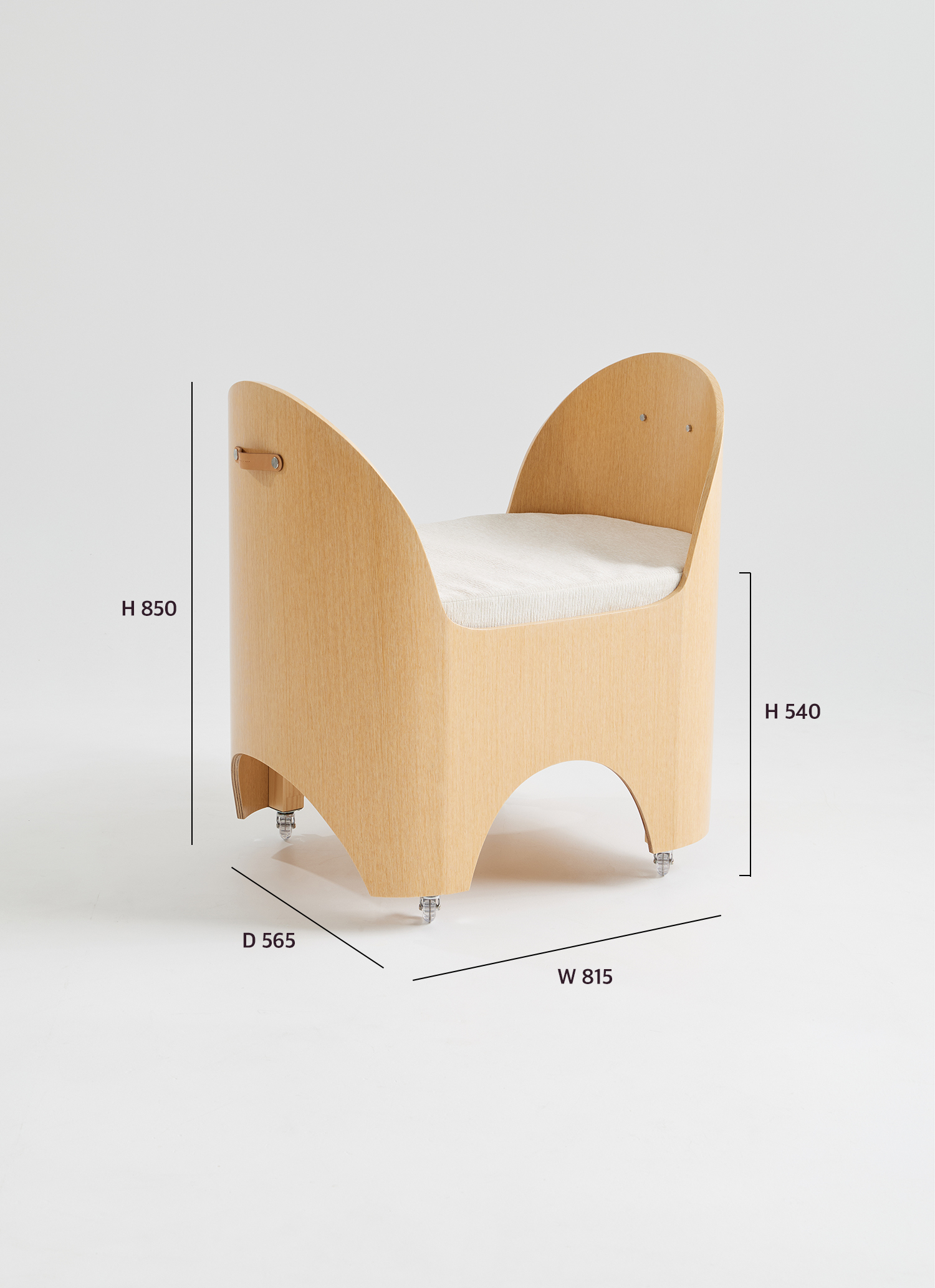 [ d.near × uno ] BOA bed I cream