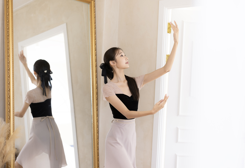 베이지 랩 스커트 9