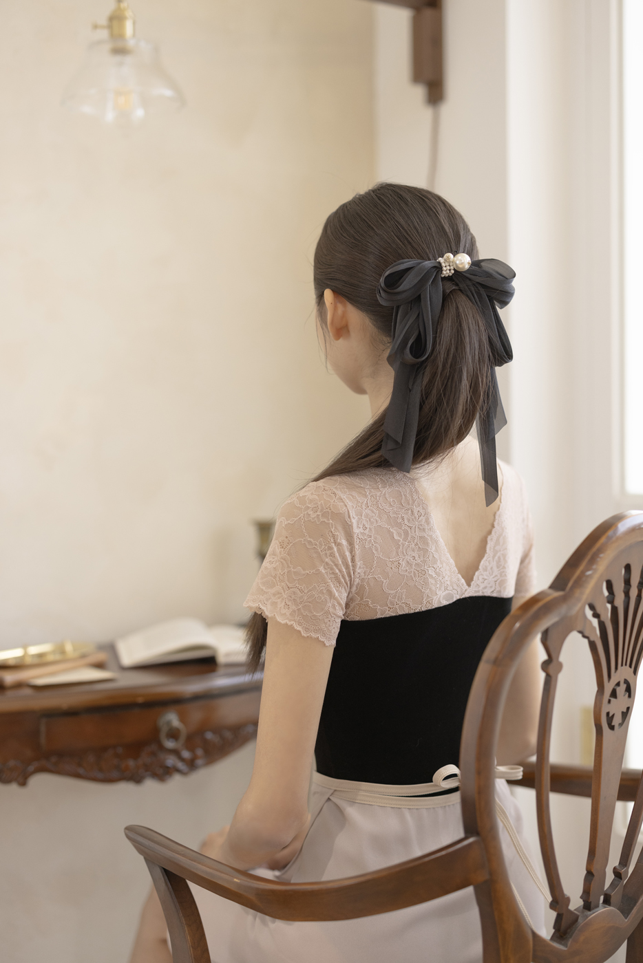 베이지 랩 스커트 6