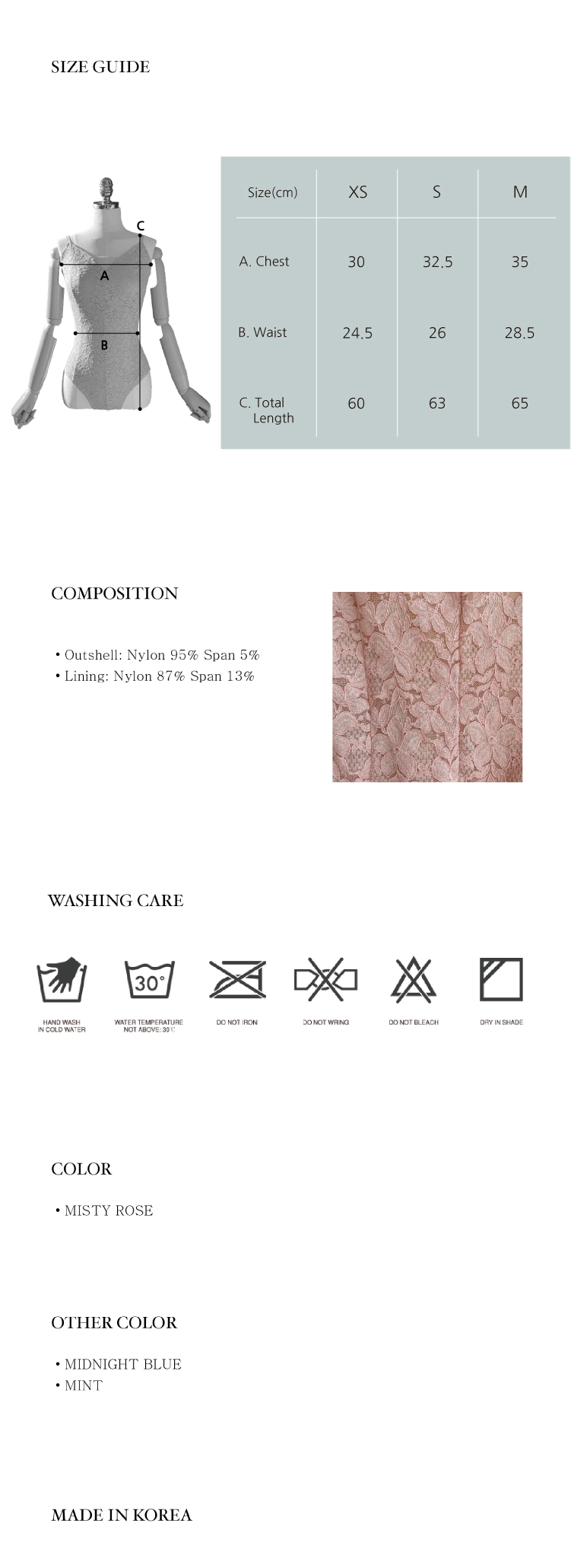 Blossom 레오타드_Misty rose 14