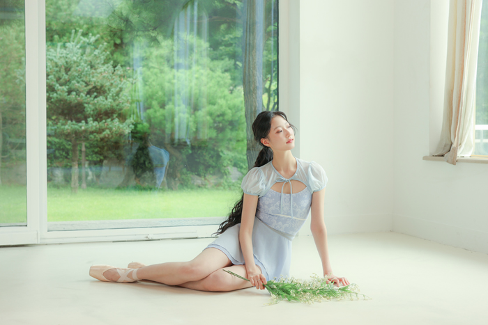 앤티크 캐미솔 레오타드_sky 6