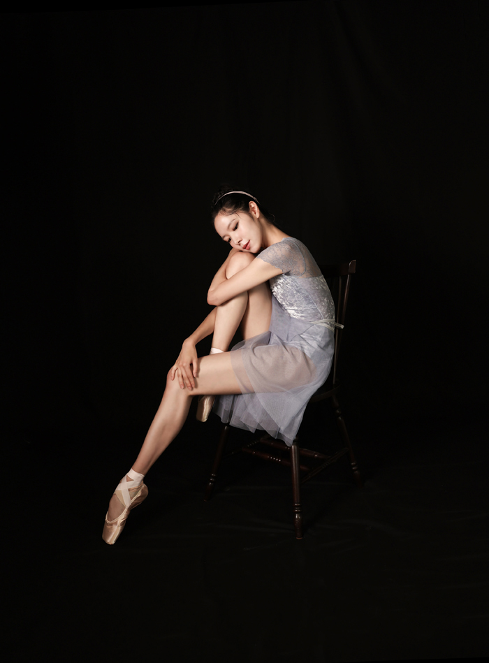 Clare Leotard velvet_더스티 블루 8