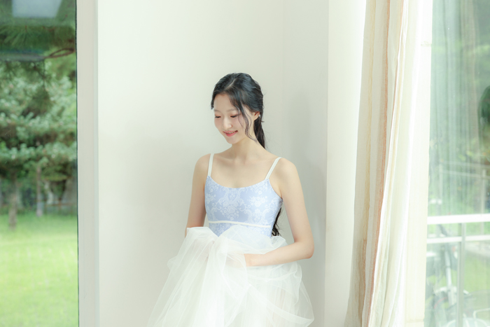 앤티크 캐미솔 레오타드_sky 5