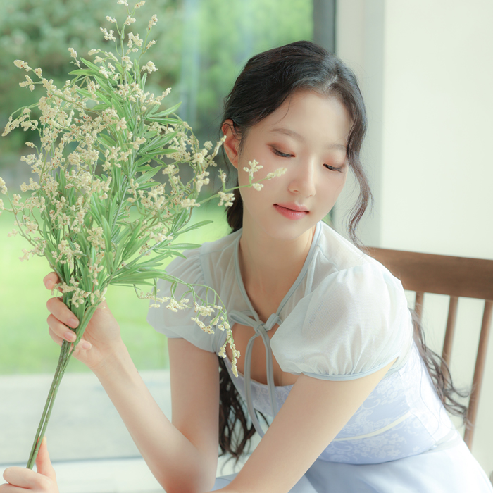 앤티크 캐미솔 레오타드_sky 8