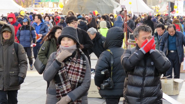 1월 14일 “공작정치 주범 및 재벌총구 구속” 제 12차 범국민행동의 날.ⓒ환경운동연합