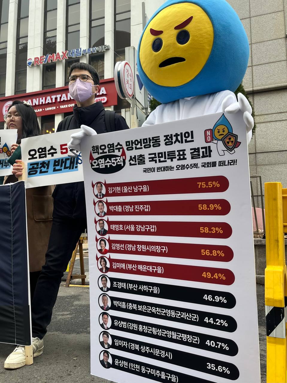 퍼포먼스 ©일본방사성오염수해양투기저지공동행동