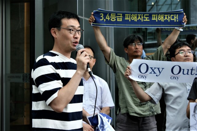 ▲ 최준호 처장은 가습기살균제 참사를 일으킨 기업들에 대해 법의 심판은 물론, 사회적 심판 끌어내 엄중한 책임을 묻을 것이라고 강조했다. (출처 : 가습기넷)