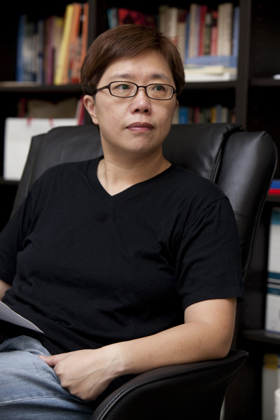 ▲ 대만대학 사회학과 류화젠 부교수 모습 ⓒ 류화젠