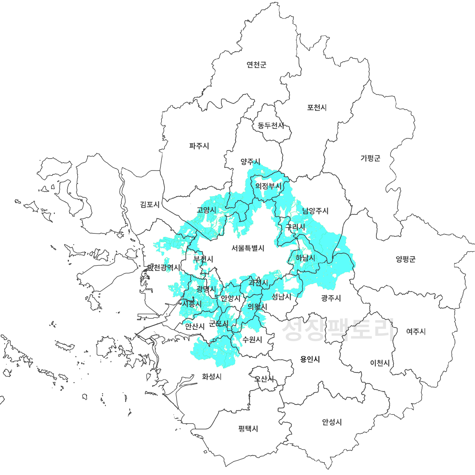 개발제한구역 - 수도권