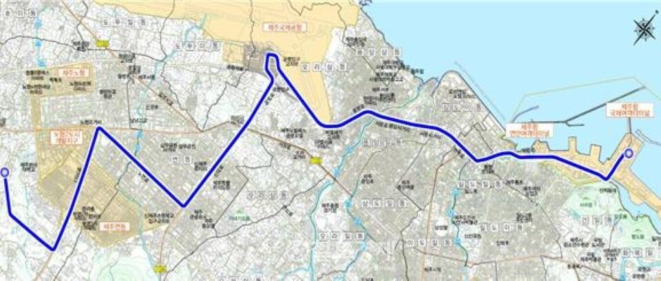 우선 추진 노선도. / 사진=제주도