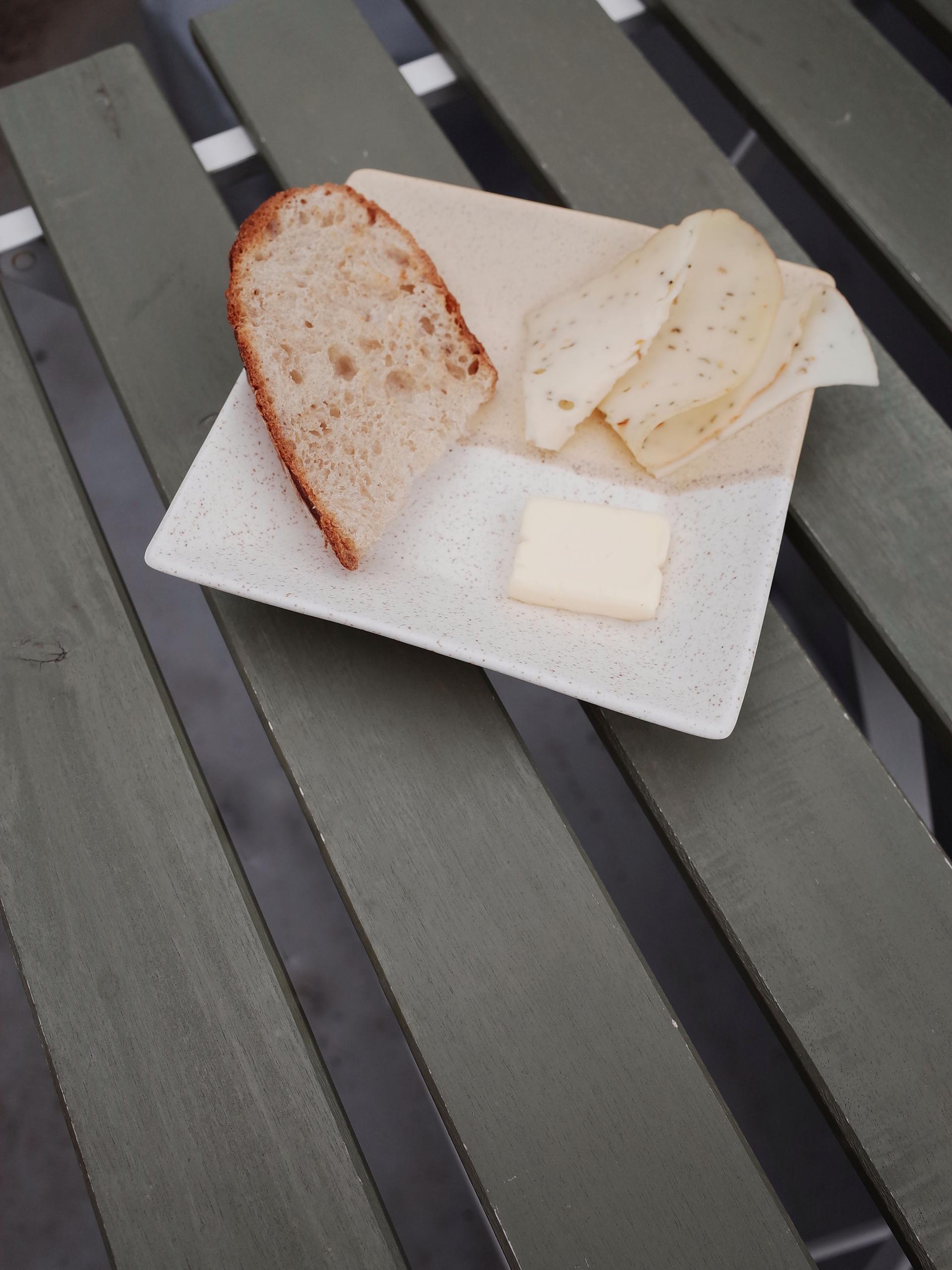 Layer Square Plate - Beige