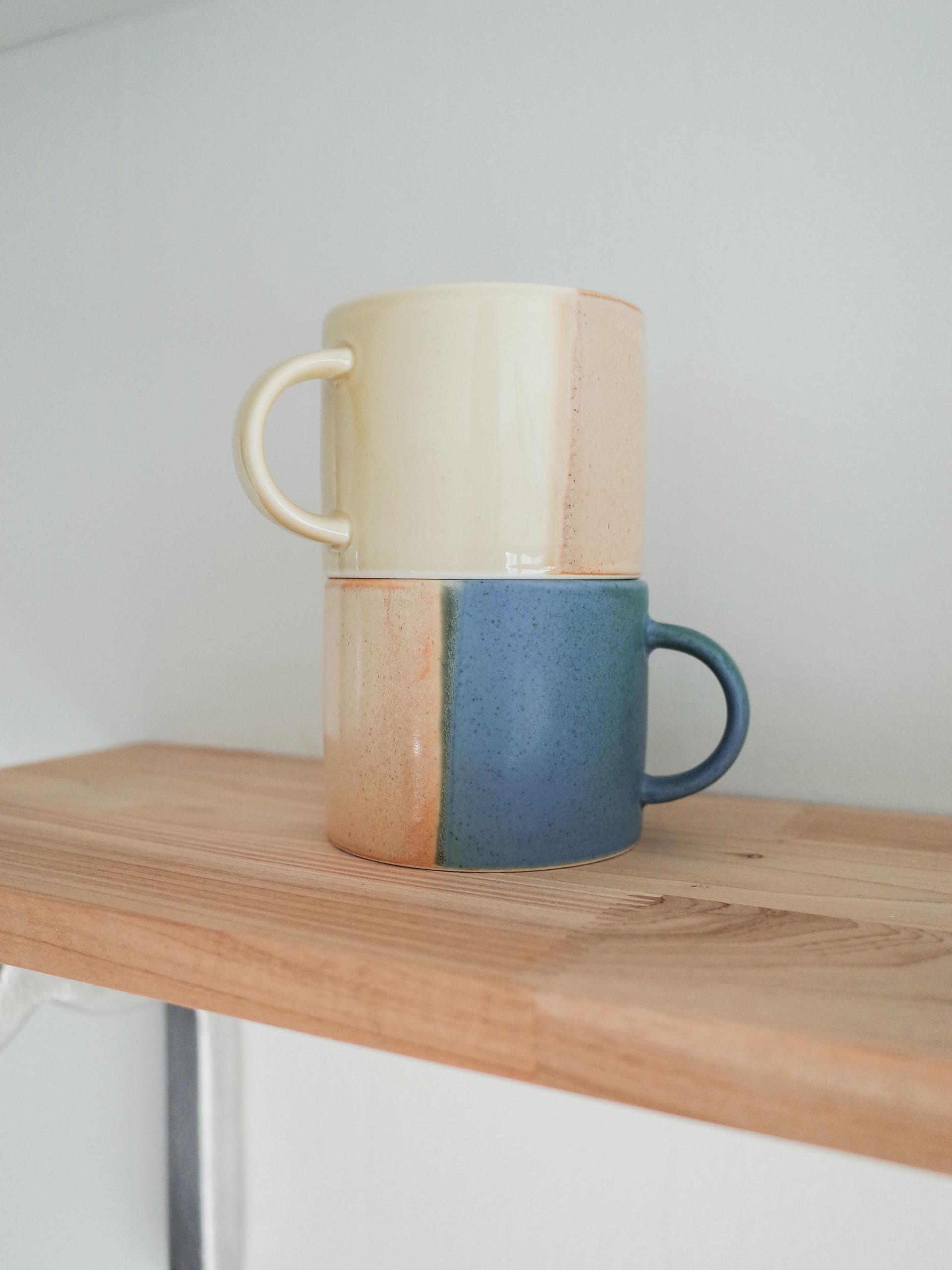 Layer Low Mug - Blue