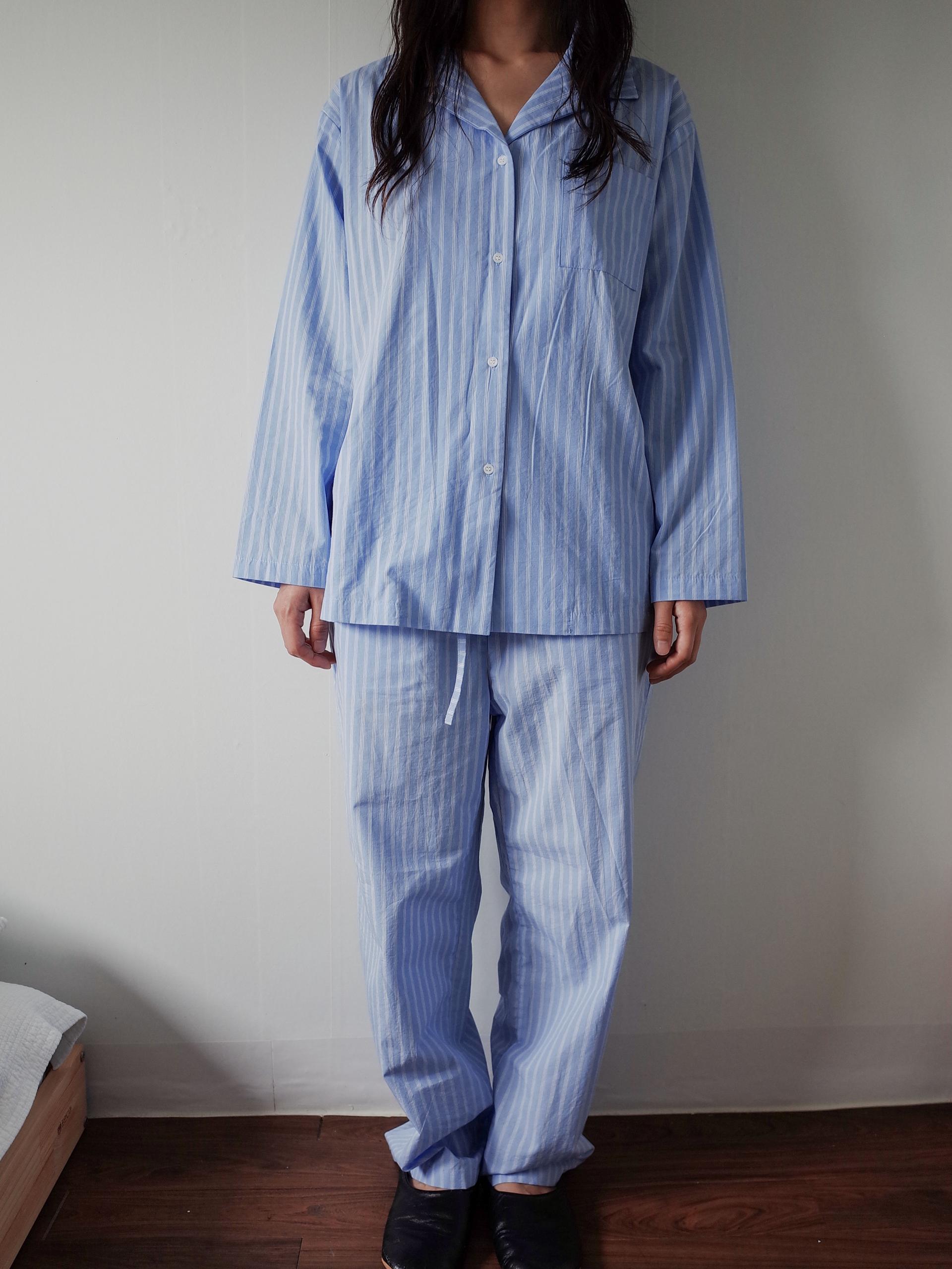 Blue Stripe Pajama Pants