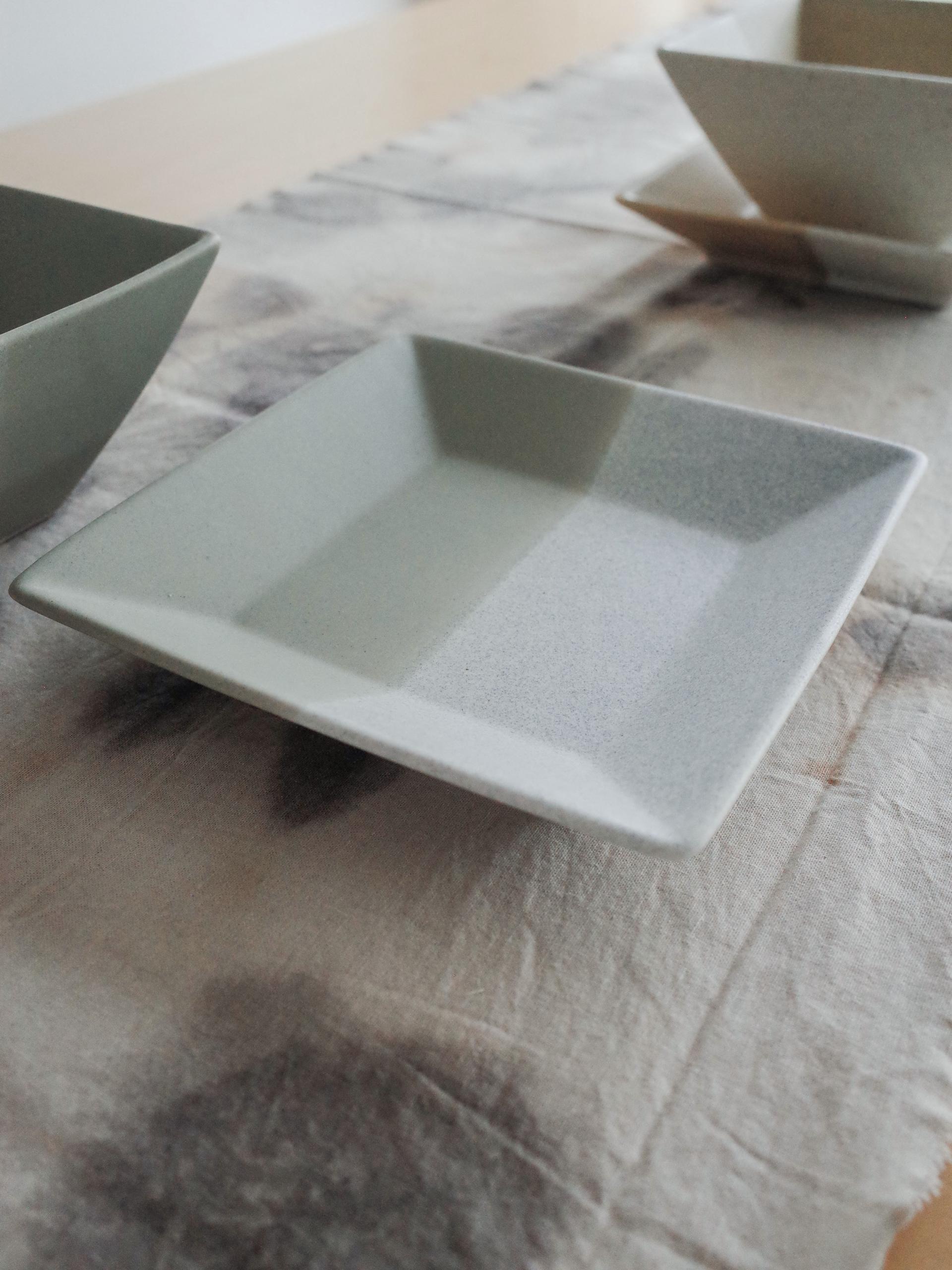 Layer Square Plate - Green