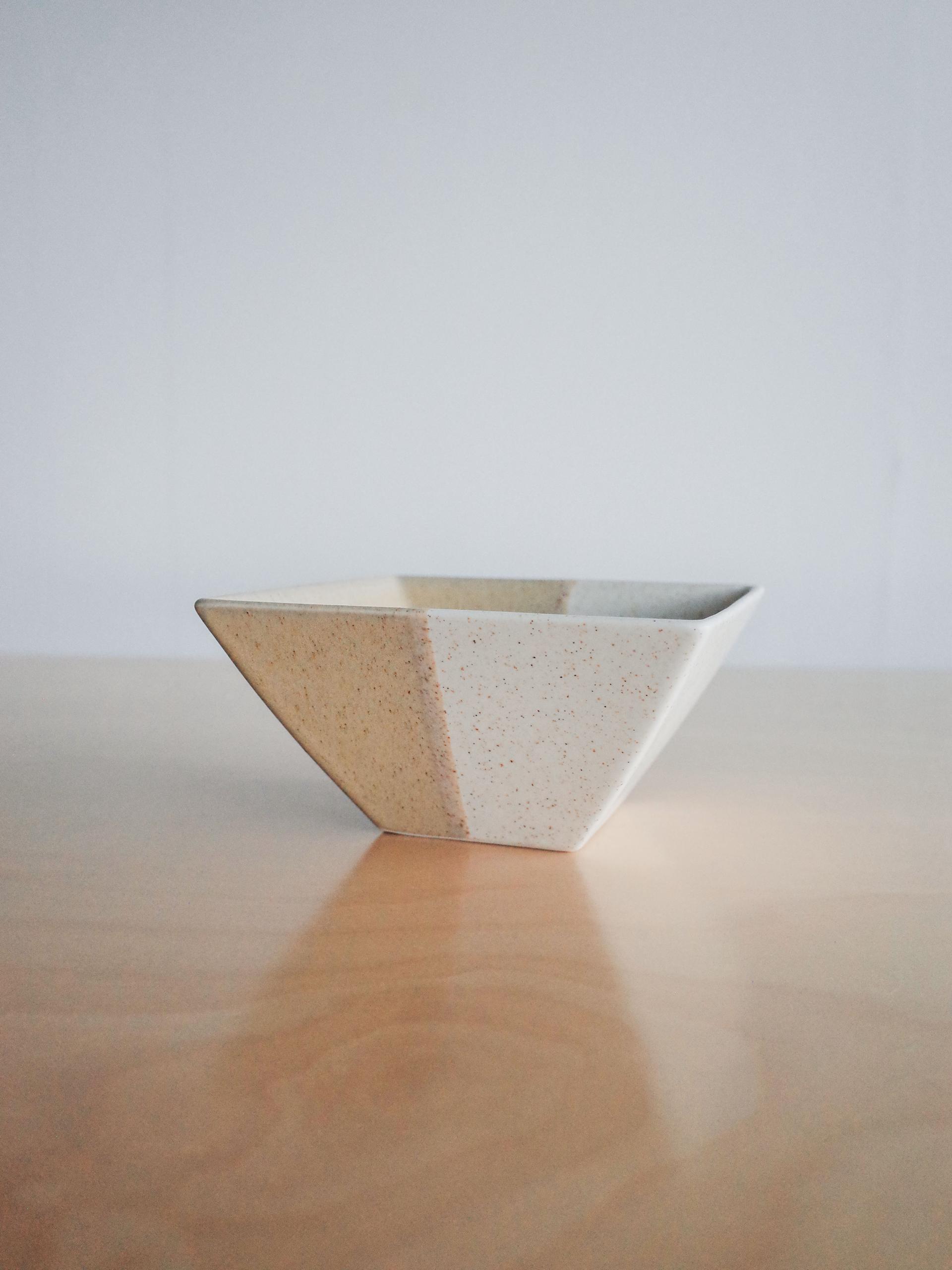 Layer Square Bowl - Beige