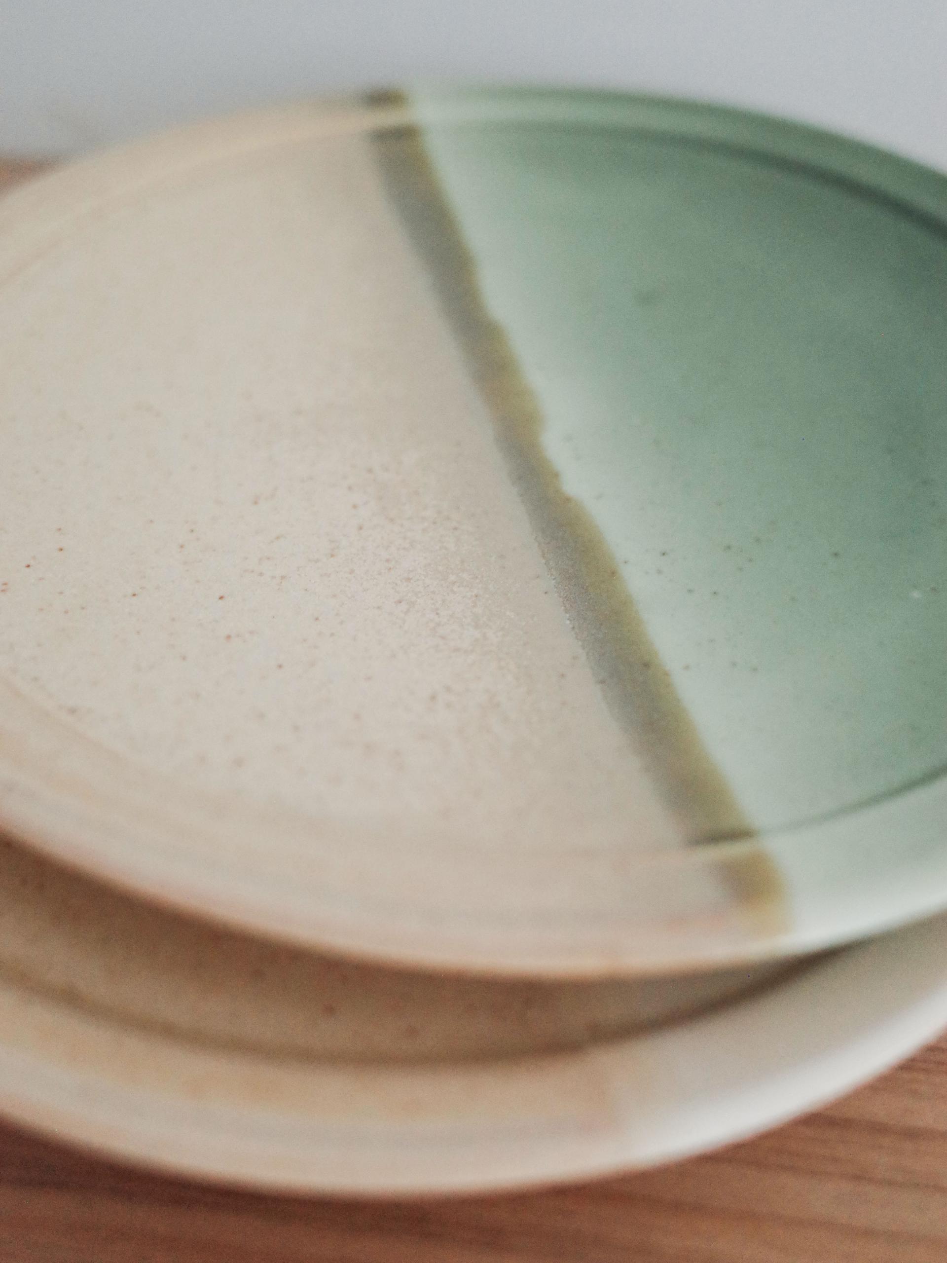Layer Half Plate - Green