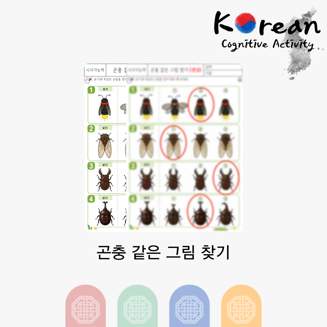 곤충 같은 그림 찾기