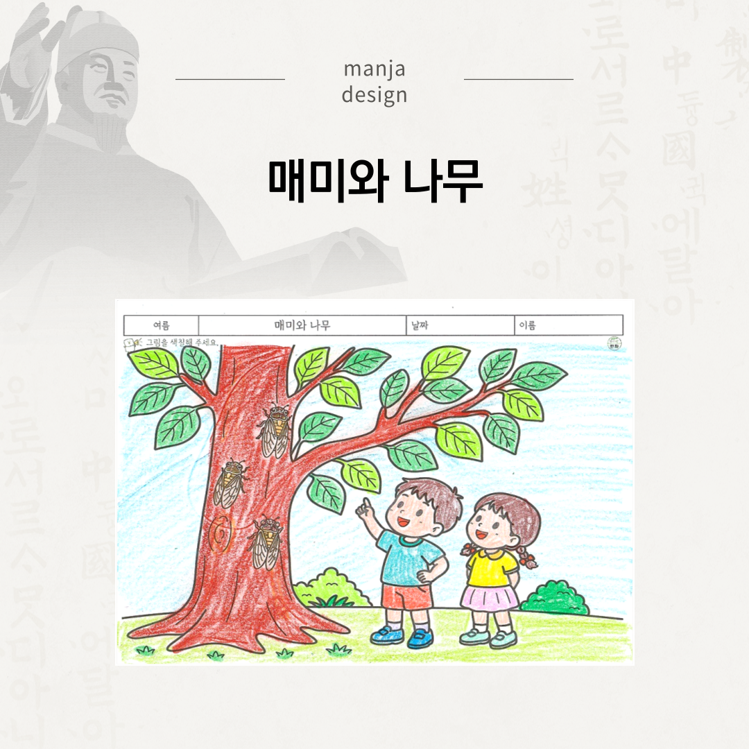 매미와 나무